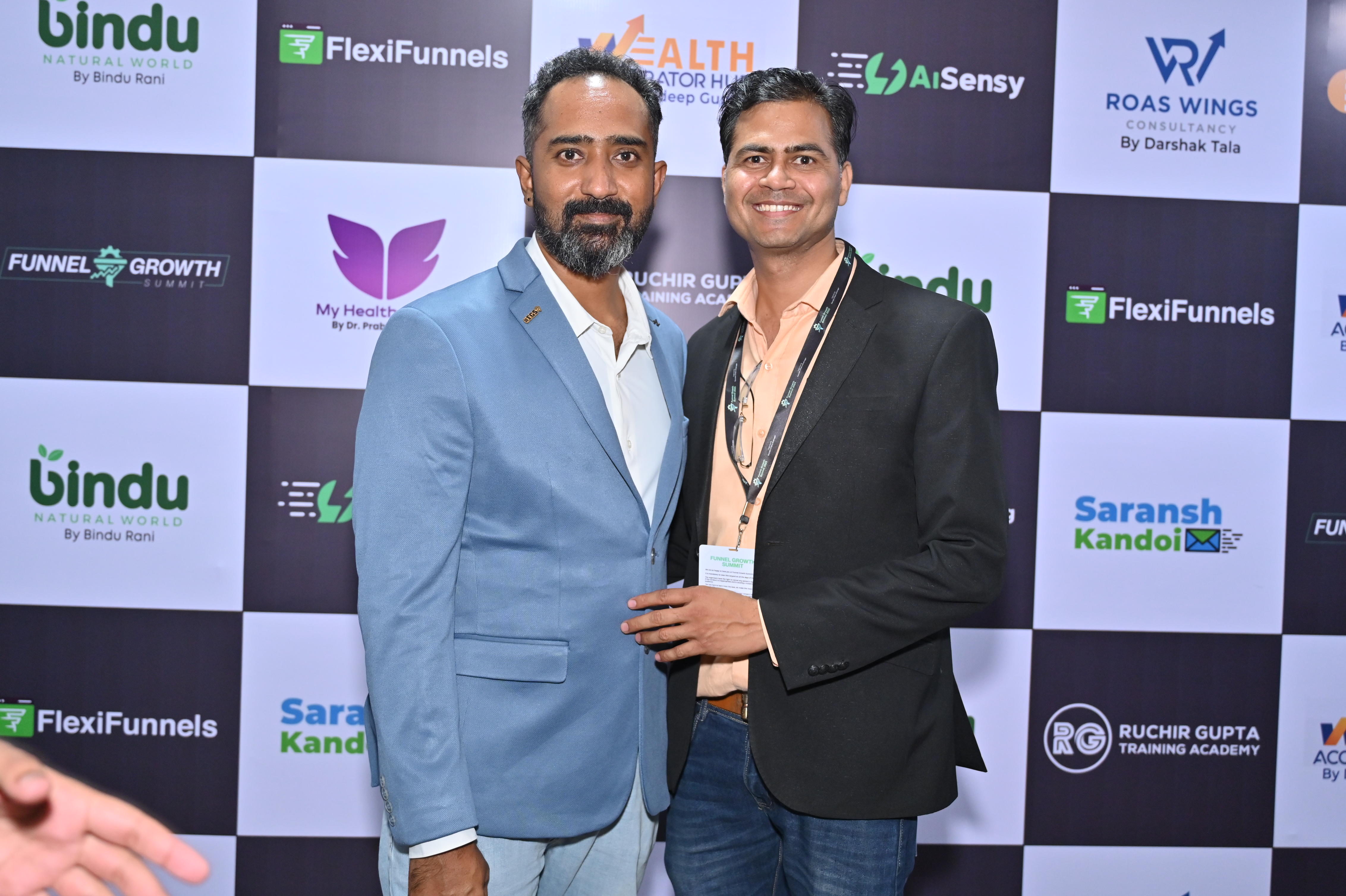 Gyanendra Sharma with Kartik Ramni