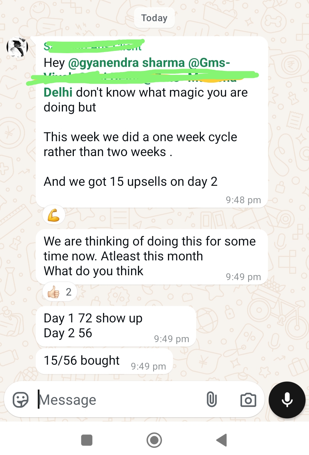 Sanchari WhatsApp Lead Quality Proof